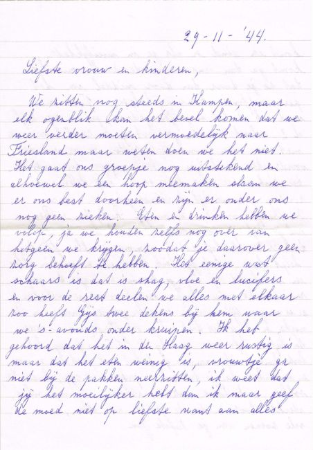12 brief Pa uit Kampen, 29-11-'44 voorkant.jpg