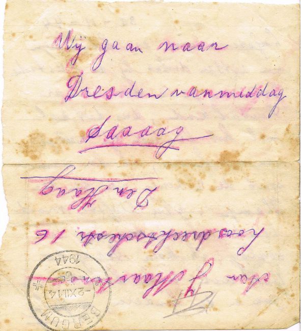 15a briefje Pa op weg naar Dresden andersom, 30-11-'44 achterkant.jpg